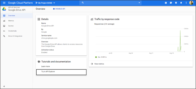 Google Drive API overview